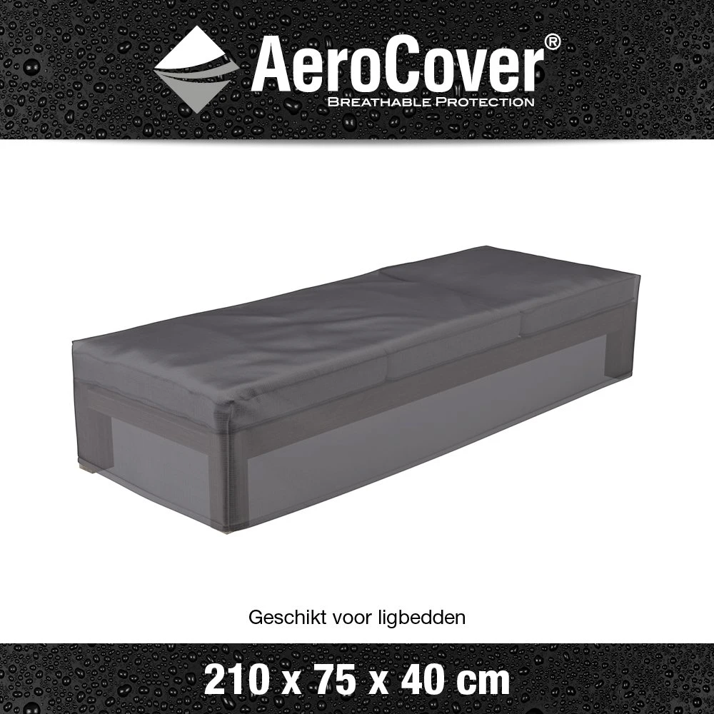 AeroCover Loungebedhoes 210 X 75 X 40 Cm - Afbeelding 3