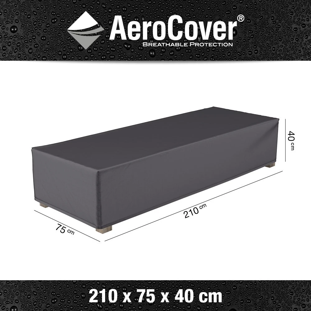 AeroCover Loungebedhoes 210 X 75 X 40 Cm - Afbeelding 4