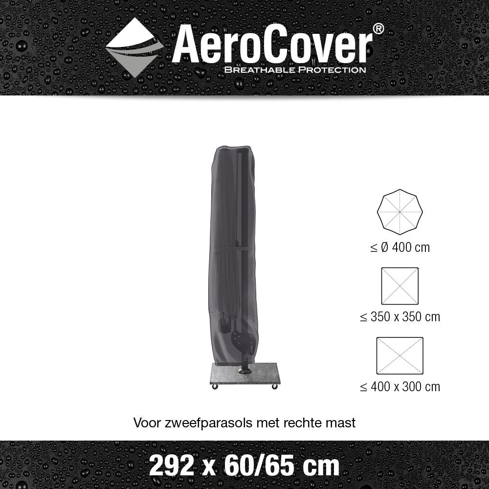 AeroCover Zweefparasolhoes H 292 X 60/65 Cm - Afbeelding 3