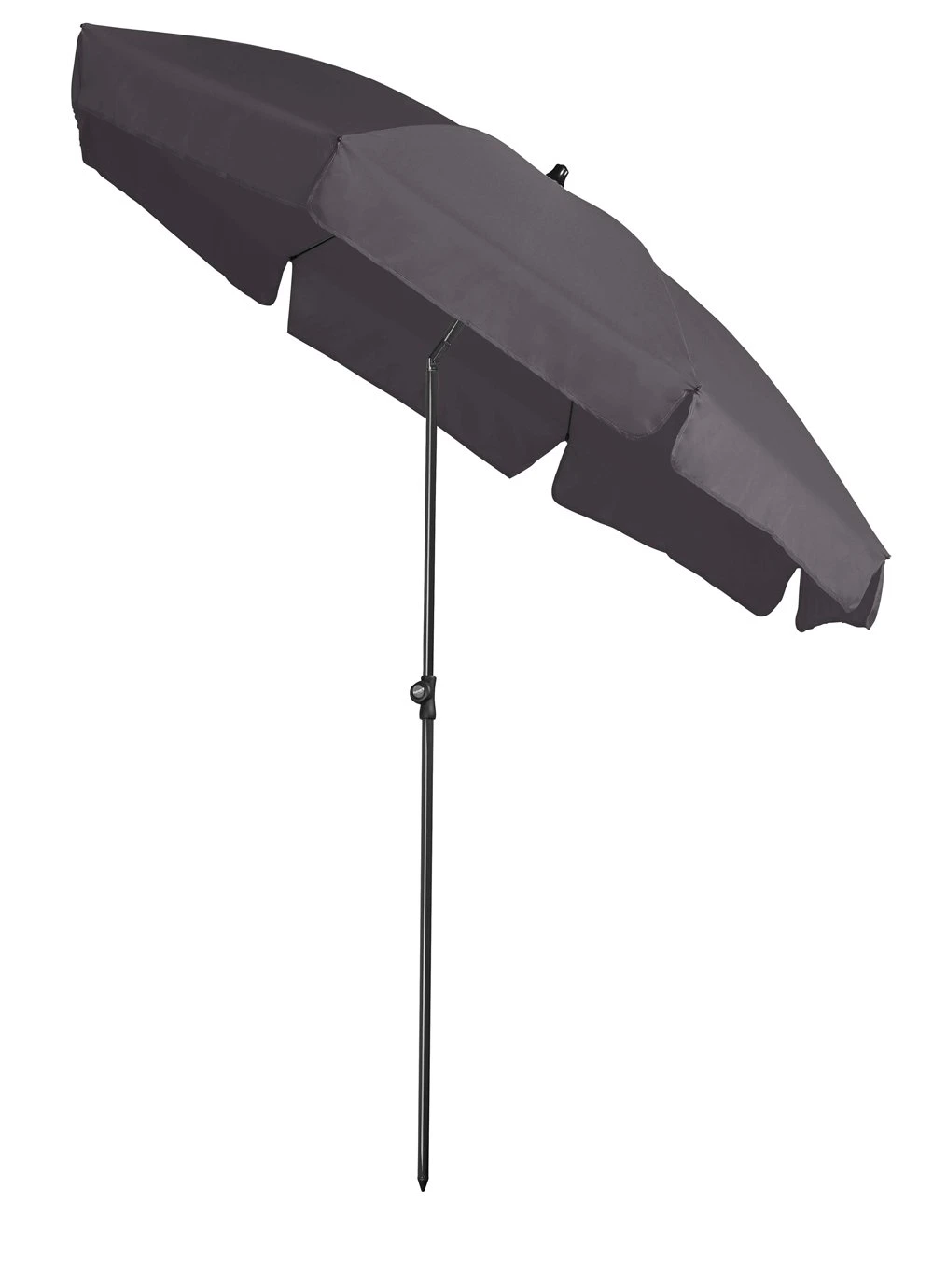 Platinum Middenstokparasol Aruba Volant Ø 200 Cm Antraciet - Afbeelding 2