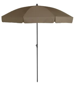 Platinum Middenstokparasol Aruba Volant Ø 200 Cm Taupe