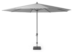 Platinum Middenstokparasol Riva Ø 400 Cm Lichtgrijs