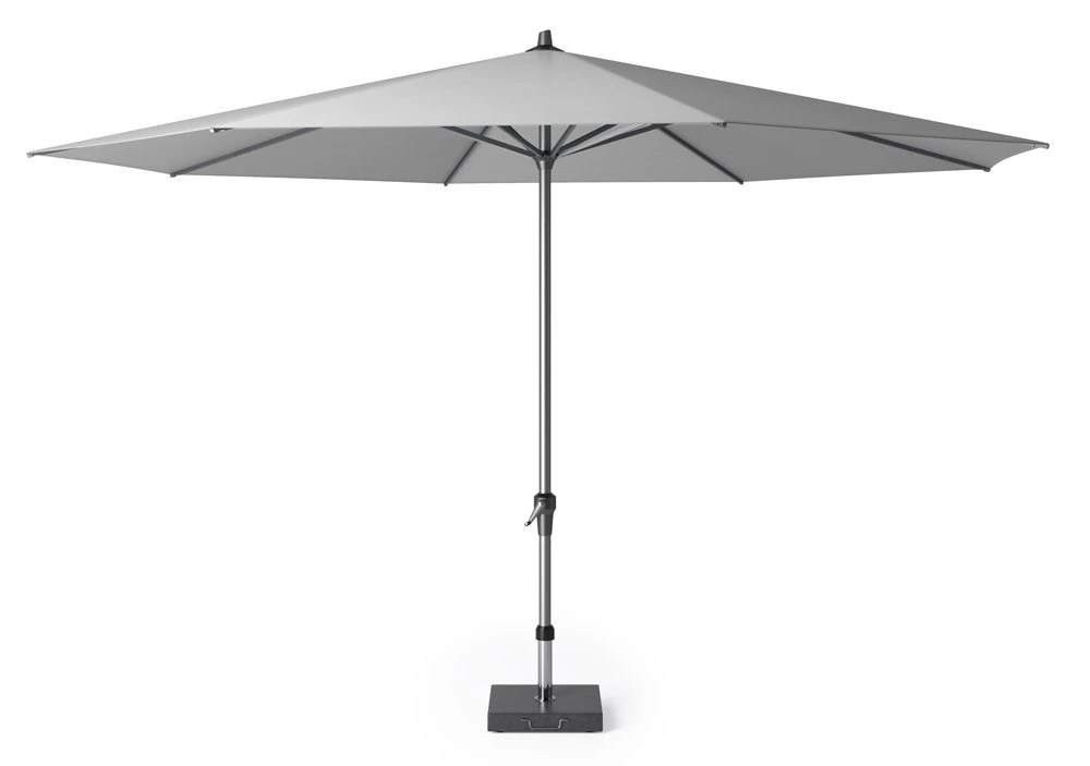 Platinum Middenstokparasol Riva Ø 400 Cm Lichtgrijs