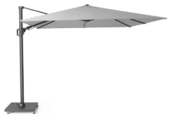 Platinum Zweefparasol Challenger T² 300 X 300 Cm Lichtgrijs