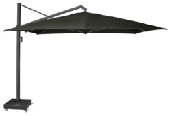 Platinum Zweefparasol Icon Premium 400 X 300 Cm Faded Black