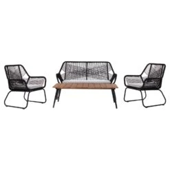 Royal Seasons NAPOLI Loungeset Zwart